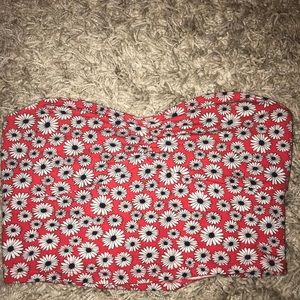 Flower tube top M